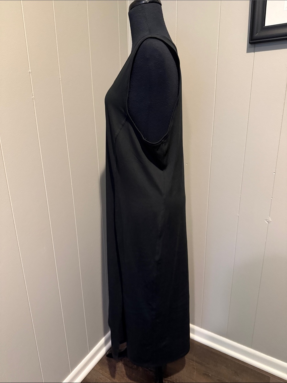 Fabletics Women’s Large Black Scoop-Neck Sleeveless Tank Maxi Dress - Picture 4 of 6